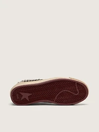 Women's Ball star LAB black suede with studs and glossy leather