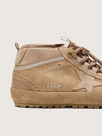 Women's Mid star Ski caramel suede with nubuck and heel tab
