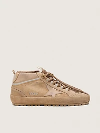 Women's Mid star Ski caramel suede with nubuck and heel tab