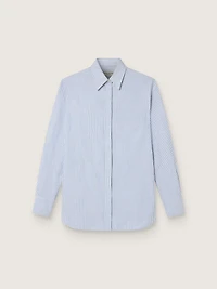 Women's shirt with narrow stripes