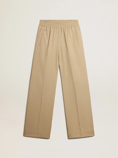 Women’s sand-colored joggers
