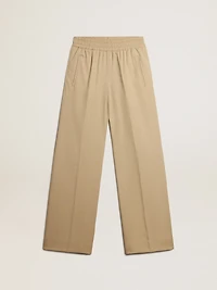 Women’s sand-colored joggers