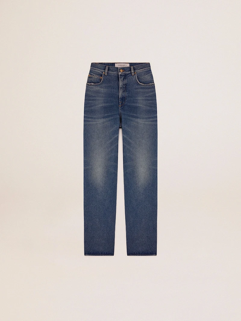 Women's jeans with medium wash
