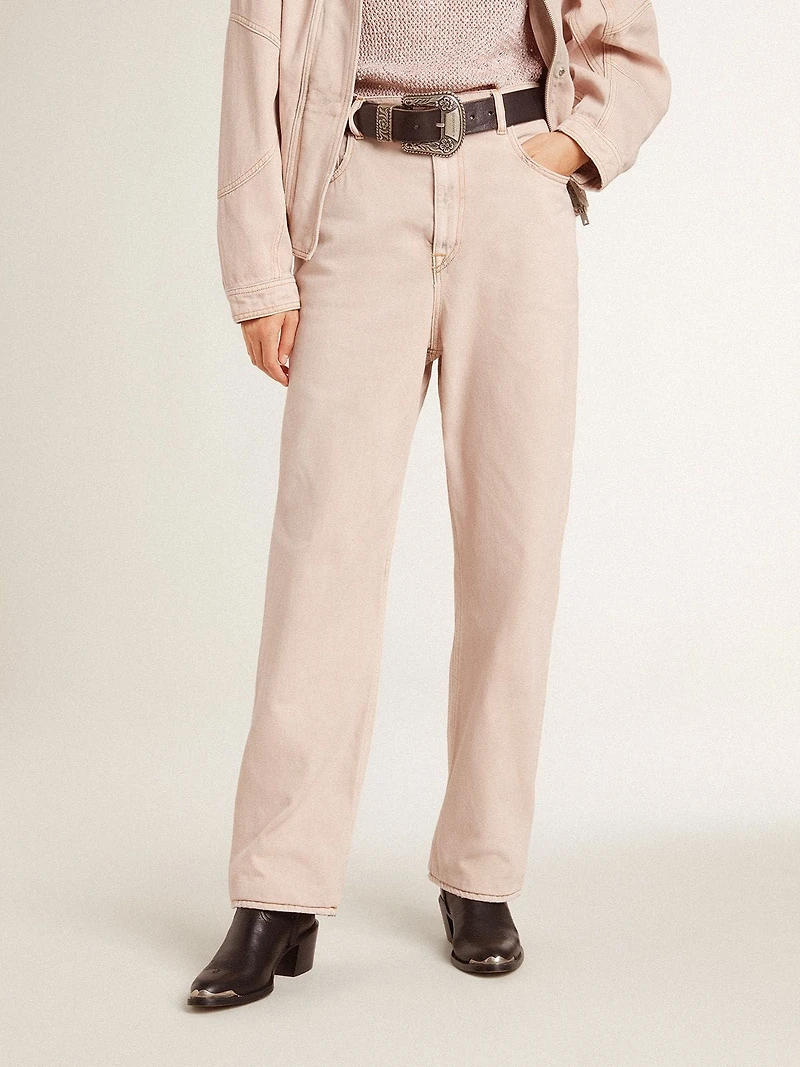 Women's pink jeans
