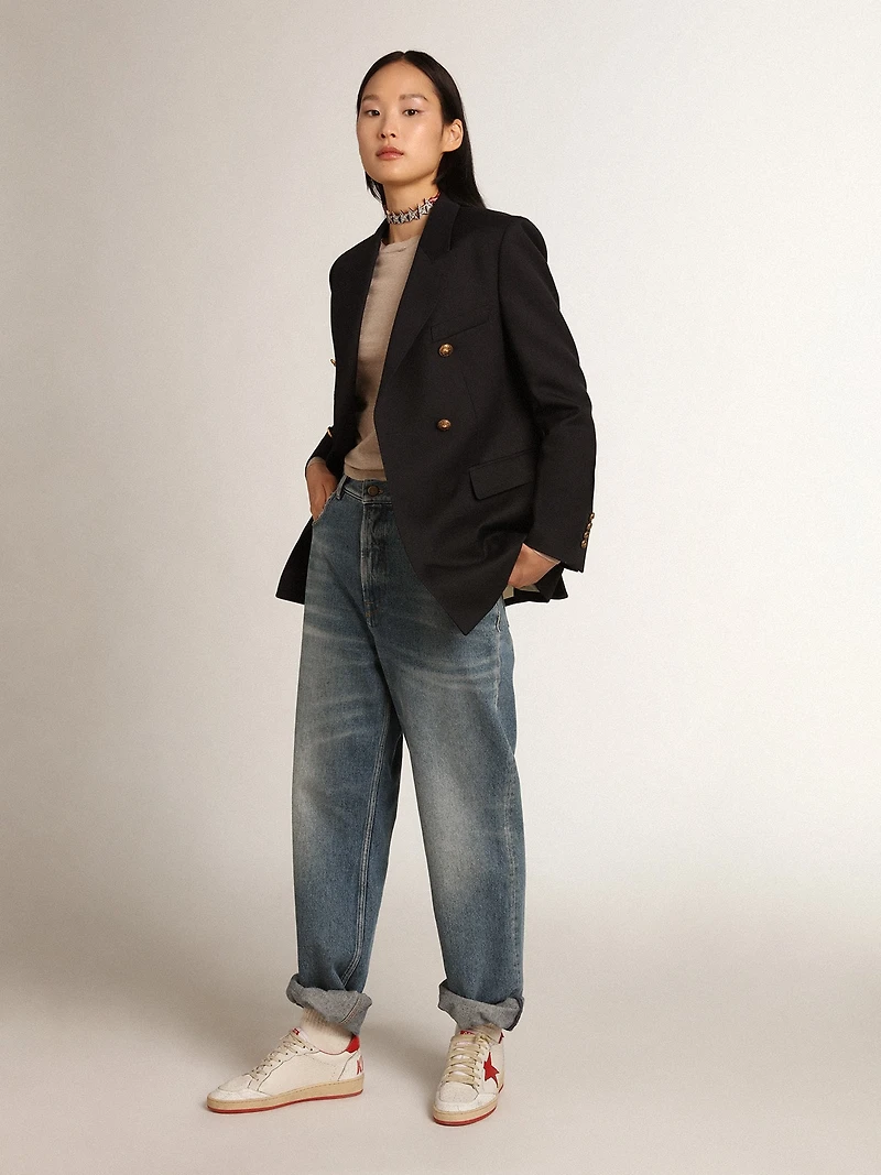 Women's sweater light brown merino wool