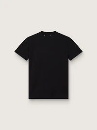 Women’s regular-fit distressed T-shirt black