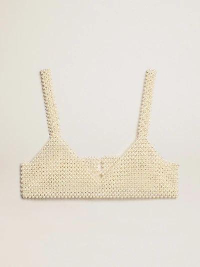Women’s string of pearls top