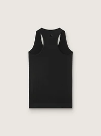 Women's black sports tank top