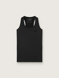 Women's black sports tank top