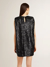 Women’s black sequin dress