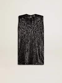 Women’s black sequin dress