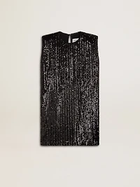 Women’s black sequin dress