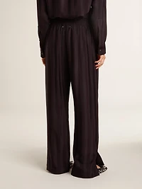 Women's joggers with ankle slit