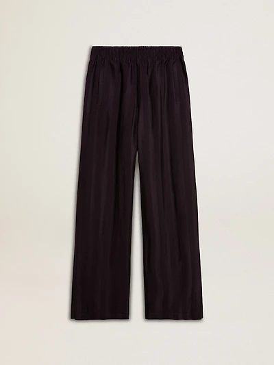 Women's joggers with ankle slit