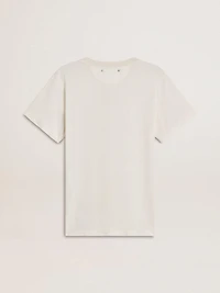 Women's white T-shirt with print on the front