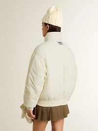Women’s cream padded jacket