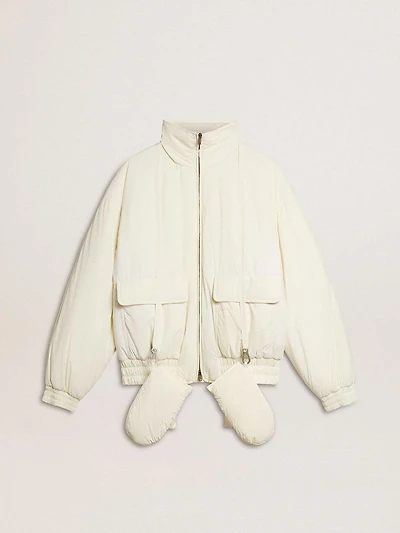 Women’s cream padded jacket