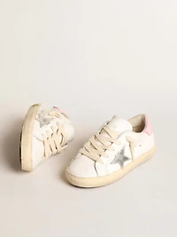Super-Star Young with silver leather star and pink heel tab