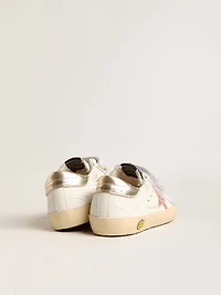 Young Old School in leather with metallic peach leather star