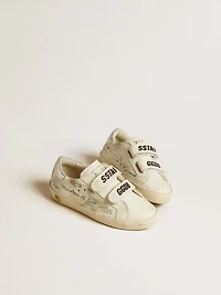 Old School Young with suede star and metallic leather heel tab