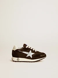 Young Marathon nylon with printed star and leather heel tab