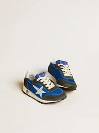 Marathon Young nylon with printed star and leather heel tab