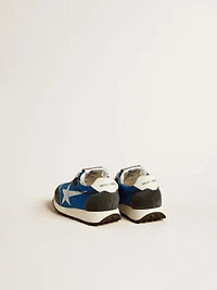 Marathon Young nylon with printed star and leather heel tab