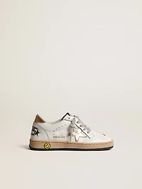 Ball Star Young with gold metallic leather star and heel tab