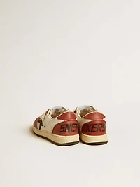 Ball Star Young in nappa with black star and red leather inserts