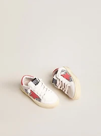 Young May with pink leather star and heel tab