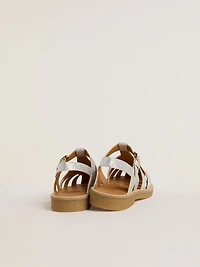 Maxime Young sandals silver micro-glitter