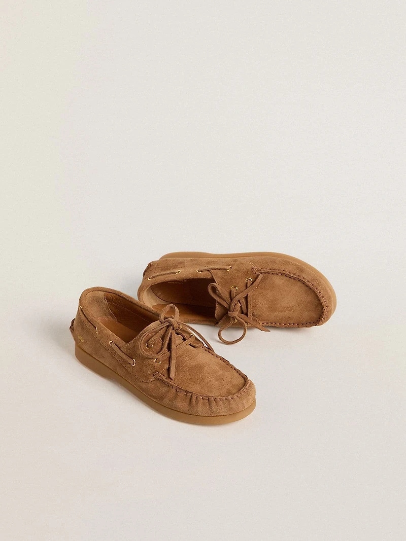 Young Cruise loafer light brown suede