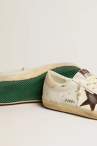Men’s Super-Star sneakers with brown suede star and heel tab