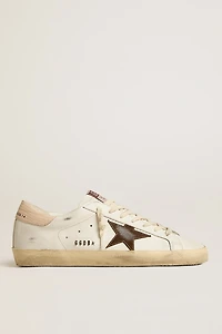 Men’s Super-Star sneakers with brown suede star and heel tab