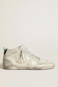 Women’s Mid-Star with white leather star and gray suede inserts