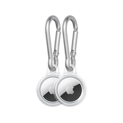 Tech21 Evo Clear case for AirTag (Two Pack)