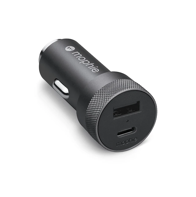 mophie Dual (USB-C/USB-A) 32W PD Car Charger
