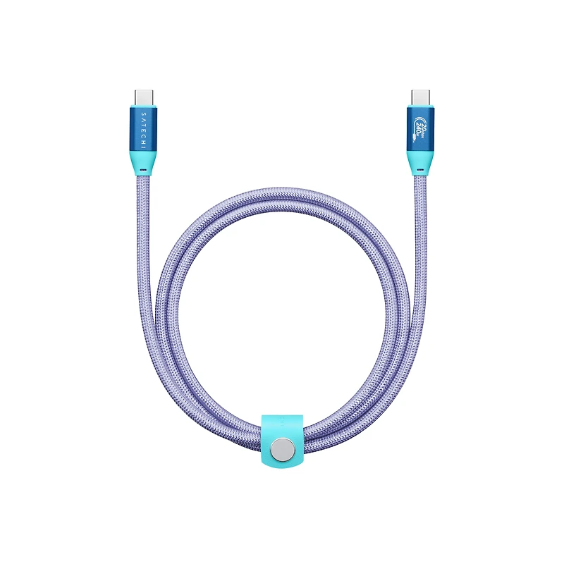 Satechi USB-C to USB-C Data and Charge Cable (1m) - Deep Purple