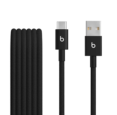 Beats USB-A to USB-C Woven Cable (1.5 m / 5 ft.) – Bolt Black