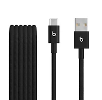 Two-Pack Beats USB-A to USB-C Woven Cables – Bolt Black