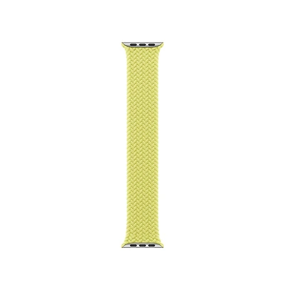 42mm Neon Yellow Braided Solo Loop - Size 1