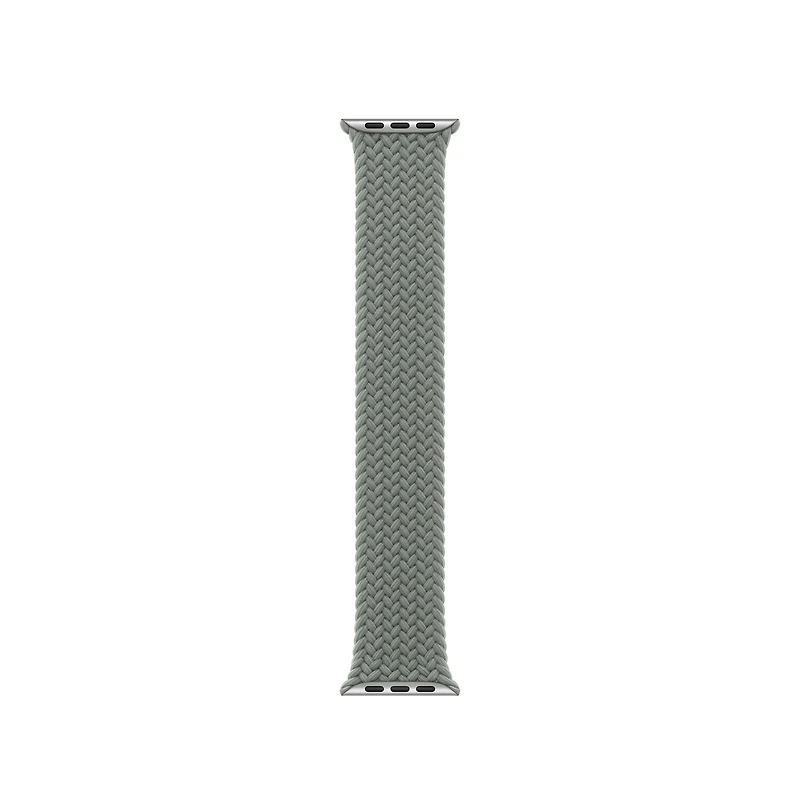 42mm Green Grey Braided Solo Loop - Size 1