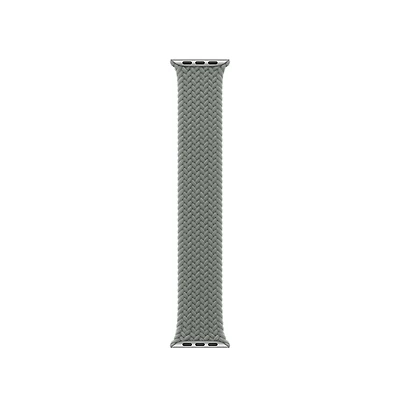 42mm Green Grey Braided Solo Loop - Size 1