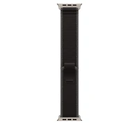 49mm Black/Charcoal Trail Loop - S/M - Natural Titanium Finish