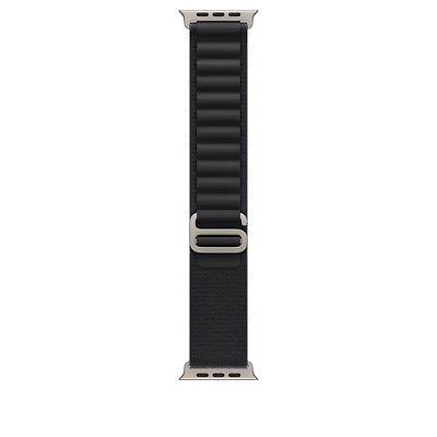 49mm Black Alpine Loop - Small - Natural Titanium Finish