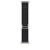 49mm Black Alpine Loop - Small - Natural Titanium Finish