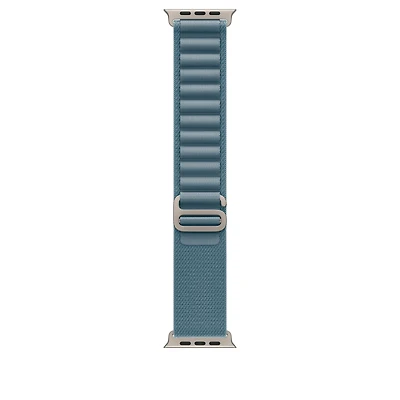 49mm Light Blue Alpine Loop - Small - Natural Titanium Finish