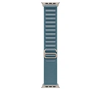 49mm Light Blue Alpine Loop - Small - Natural Titanium Finish