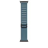 49mm Light Blue Alpine Loop - Small - Black Titanium Finish