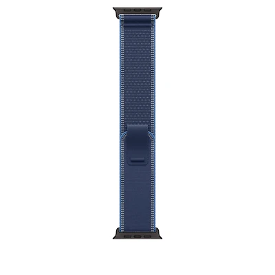 49mm Blue/Bright Blue Trail Loop - S/M - Black Titanium Finish
